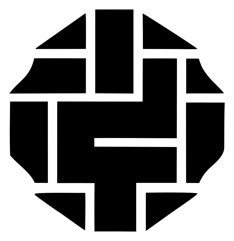 Woven Grid Pattern Emblem