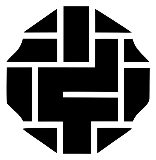 Woven Grid Pattern Emblem